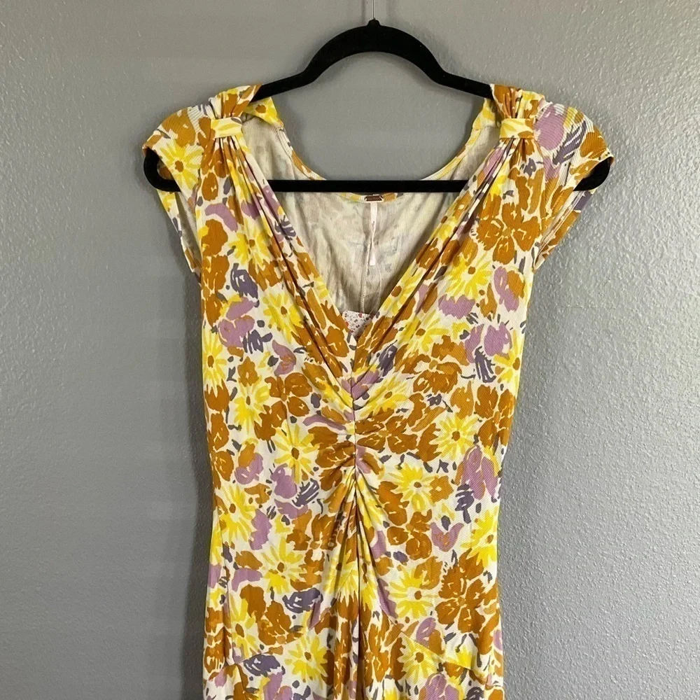 Free People Key To Your Heart Mini Dress New with tags size M floral print D12